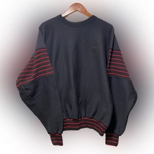 Vintage 90s Legends Sweatshirt Size L Striped Champion Chicago Bulls USA Made